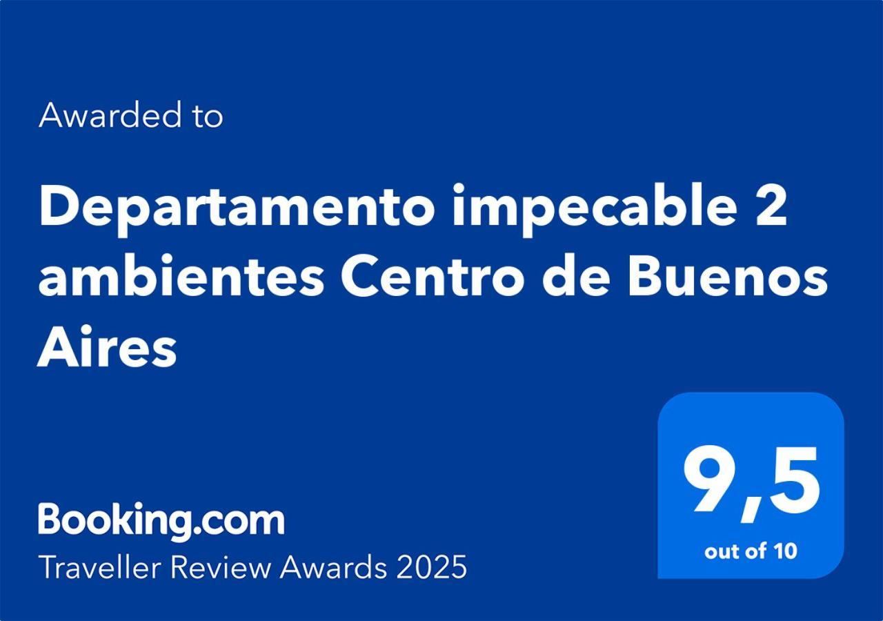 דירות Departamento Impecable 2 Ambientes Centro De בואנוס איירס מראה חיצוני תמונה